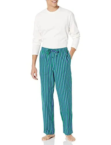 Amazon Essentials Men's Flannel Pajama Pant - Discontinued Colors, Blue Mixed Tartan, 3X-Large