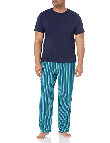 Amazon Essentials Men's Flannel Pajama Pant - Discontinued Colors, Blue Mixed Tartan, 3X-Large