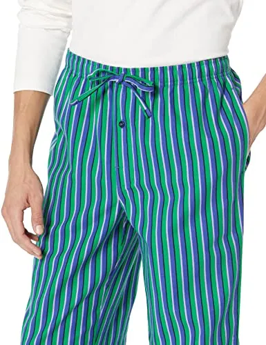 Amazon Essentials Men's Flannel Pajama Pant - Discontinued Colors, Blue Mixed Tartan, 3X-Large