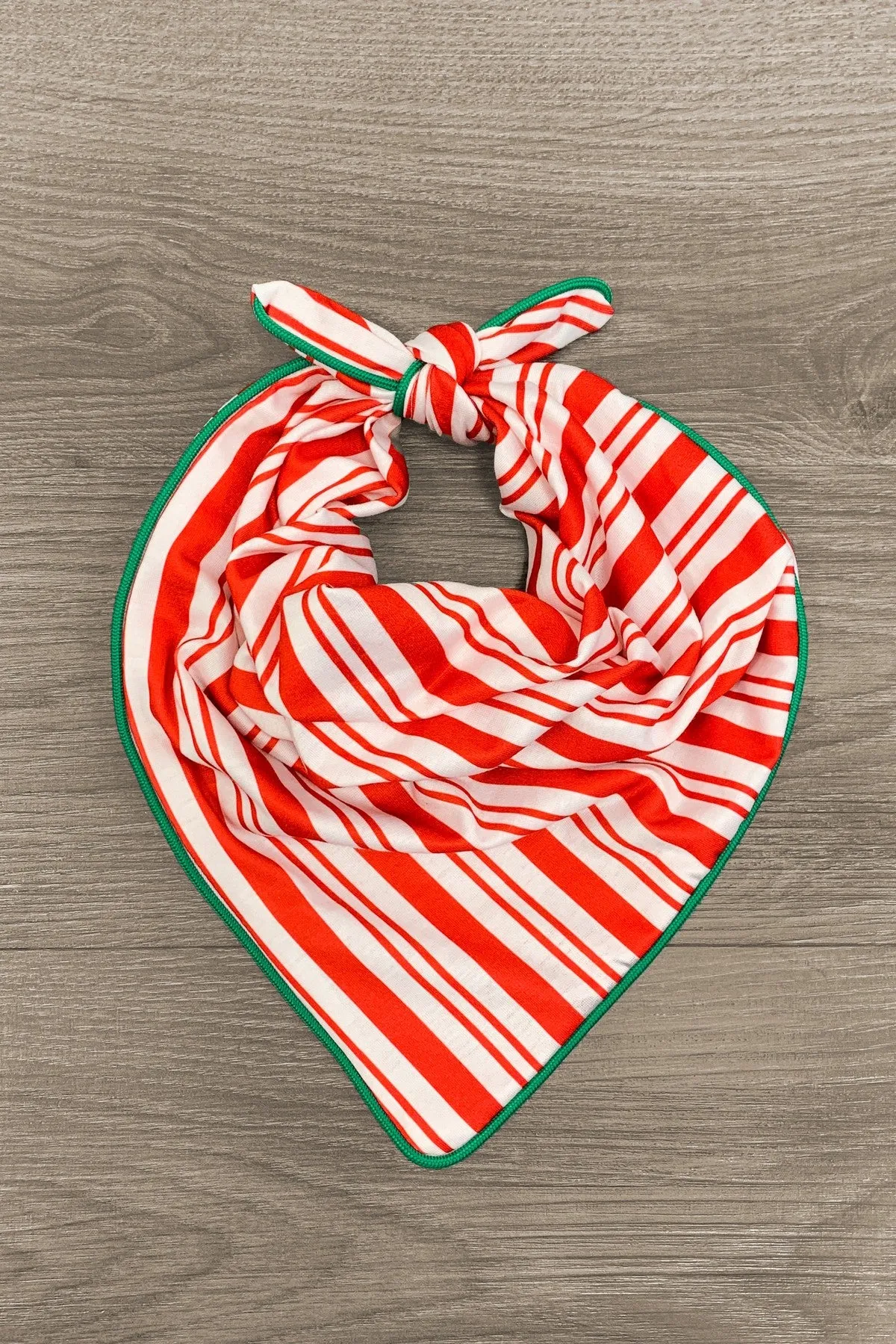 Candy Cane Stripe Family Pajamas - AND PET BANDANA!