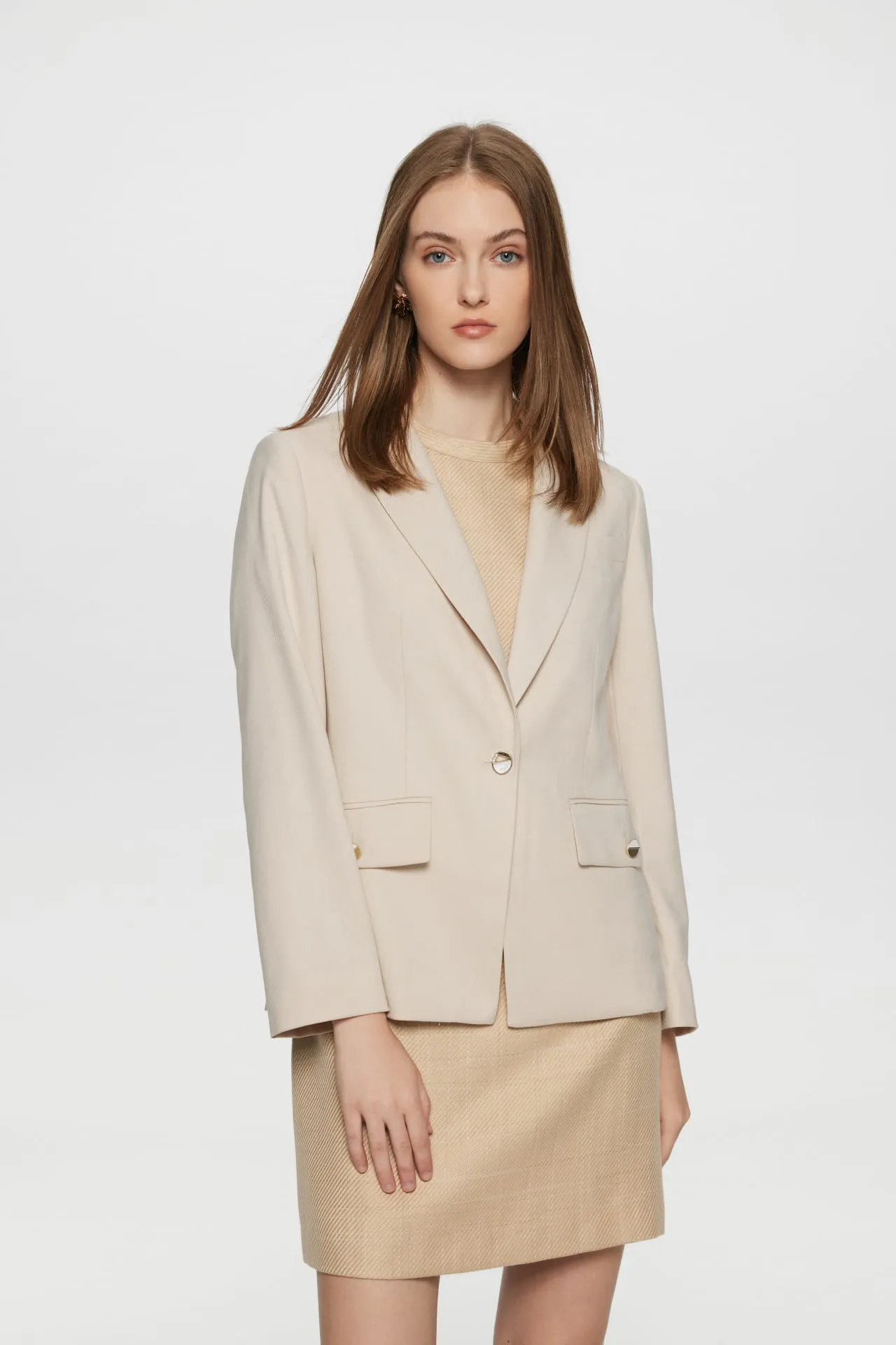 Elsie Soft Touch Stretchable Cavalry Twill Blazer