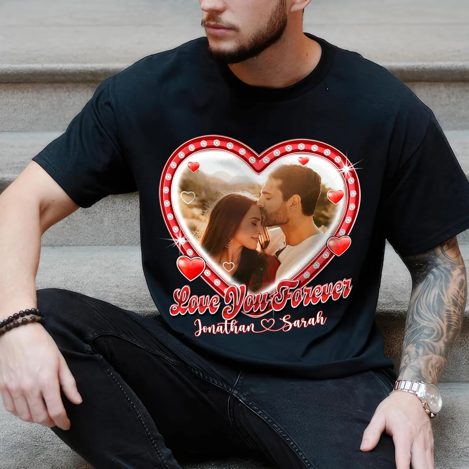 JIX & JOKY Custom Bootleg Rap Tee Shirt for Boyfriend Girlfriend Face Tshirt Custom Vintage Graphic Shirt Gift Idea Christmas