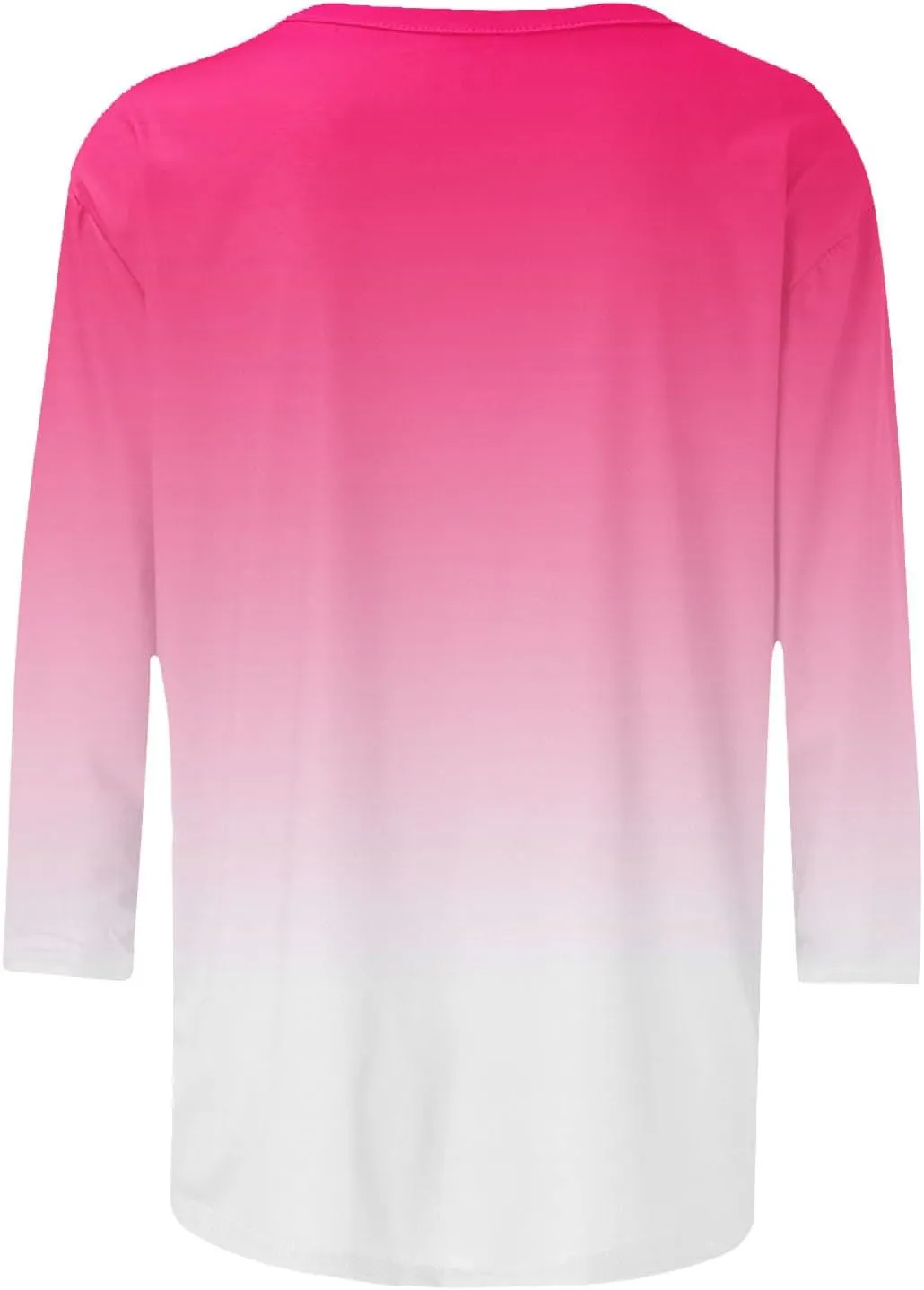 Kuluzego Women 3/4 Sleeve Tshirts Loose Fit Long Tops Tee for Women Crewneck Summer Fall Shirts 2025 Y2K 88