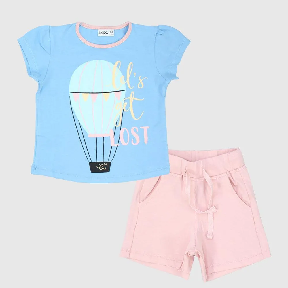 Let's Get Lost Short-Sleeved Pajama