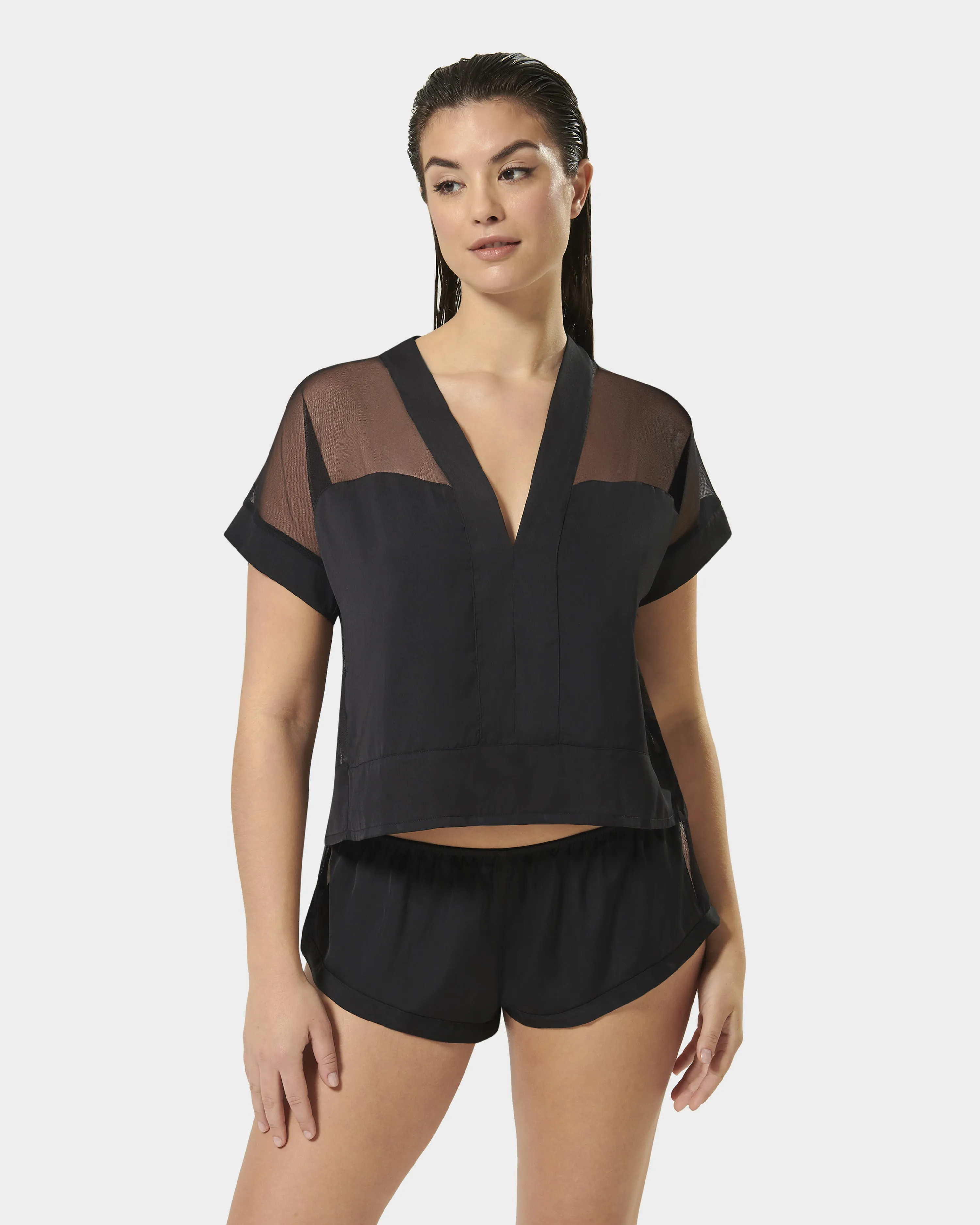 Richmond Short Pajama Set Black