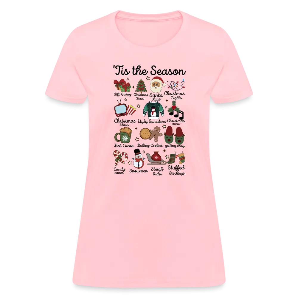 Tis The Season (Christmas) Women's Contoured T-Shirt