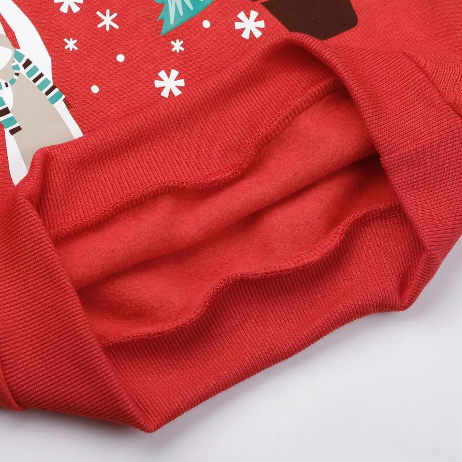 Toddler Boys Girls Christmas Sweatshirts Reindeer Crewneck Fleece Pullover Top Xmas Long Sleeve Winter Clothes 2-7T