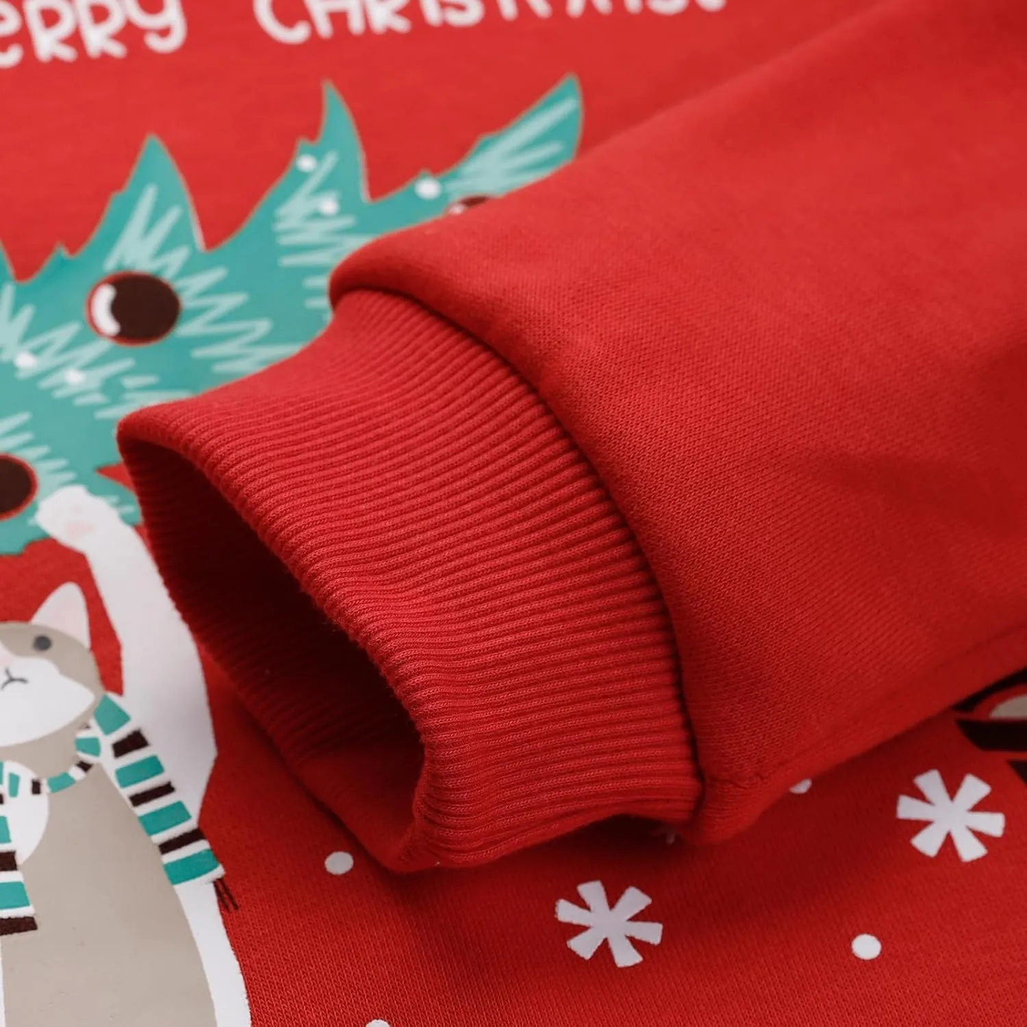 Toddler Boys Girls Christmas Sweatshirts Reindeer Crewneck Fleece Pullover Top Xmas Long Sleeve Winter Clothes 2-7T