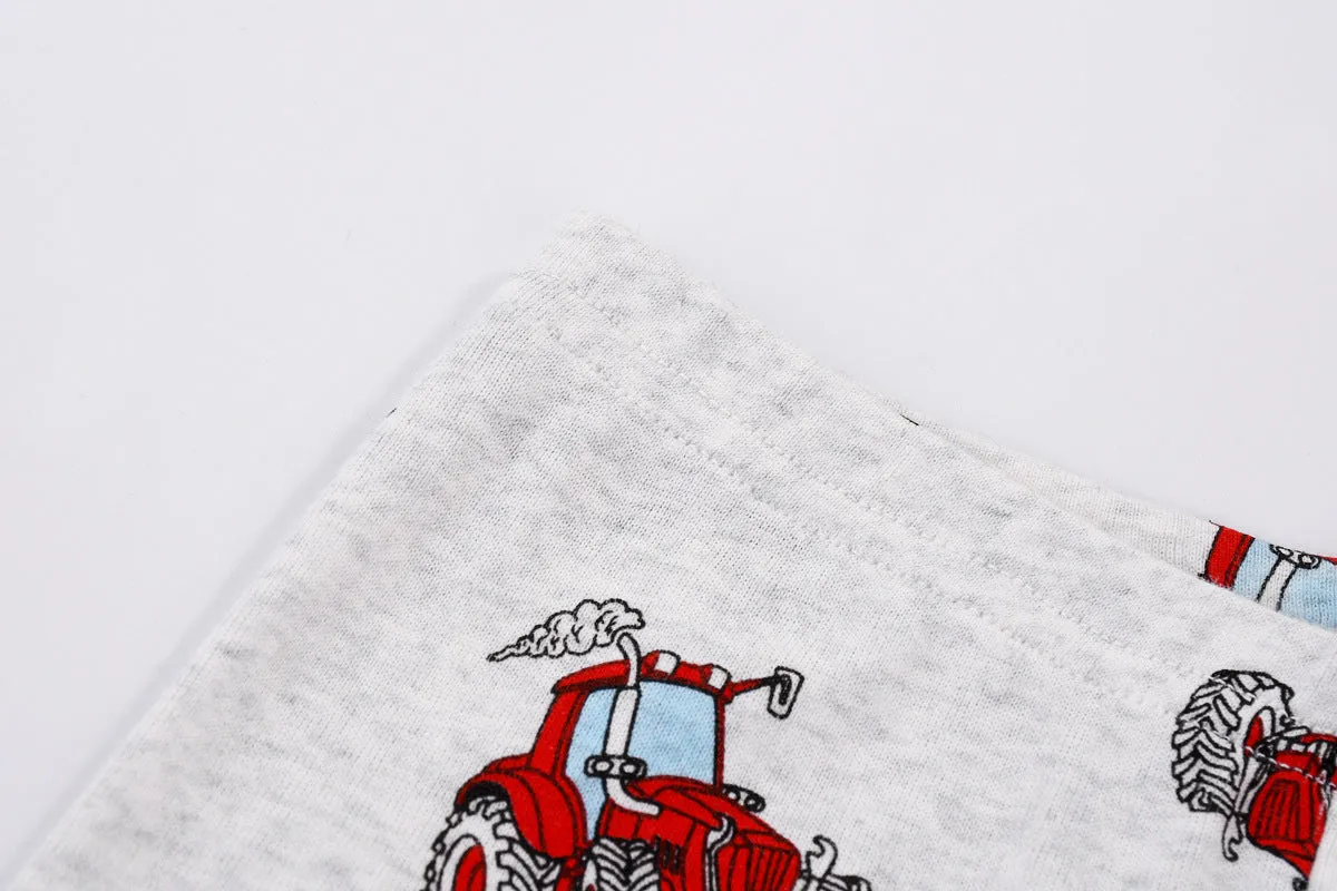 Toddler Boy's Long Sleeve Truck Print Pajama Set