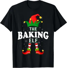 Xmas Baking Elf Family Matching Christmas Pajama T-Shirt